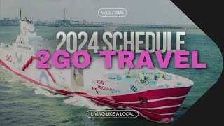 2024 2go ship schedule January 2024how to check schedule 2go travel [upl. by Riem784]