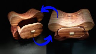 How to make a beautiful bandsaw box using scrap woods [upl. by Enorej]