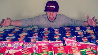 EATING 78 BAGS OF CRISPSCHIPS CHALLENGE [upl. by Haveman]