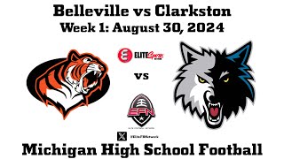 Belleville Michigan vs Clarkston Michigan Full Game Highlights [upl. by Ibrab]