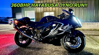 360bhp Hayabusa Dyno Run With Flames [upl. by Viccora197]