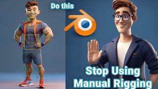 how to animate in blender  Auto Rig Pro [upl. by Doownil]