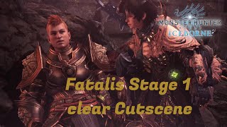 MHW Iceborne Fatalis Stage 1 clear cutscene [upl. by Gerrit157]