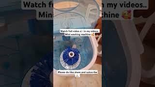 Mini washing machine 🥰 miniwashingmachine portable electronic amazon kitchen viralvideoshorts [upl. by Najed457]