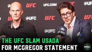 Hunter Campbell amp Jeff Novitzky slam USADA “What they have done to Conor McGregor is disgustingquot [upl. by Magulac]