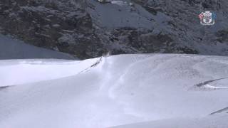 Fabien MAIERHOFER FRA  Backcountry Slopestyle run 1  Swatch Skiers Cup 2015 [upl. by Hpseoj]