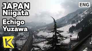 【K】Japan TravelNiigata일본 여행니가타열차 타고 찾아간 소설 설국 무대 에치코 유자와Echigo YuzawaSnowy country [upl. by Ahsieat]