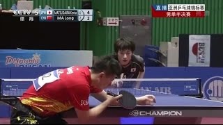 卓球アジア大会２０１３ 松平健太 vs 馬龍 【高画質】 [upl. by Waechter]