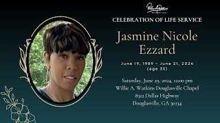 Celebrating The Life amp Legacy of Jasmine Nicole Ezzard [upl. by Zelma]