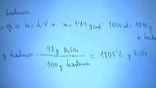 Quimica Disoluciones Concentracion [upl. by Urquhart]