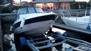 How to load a speedboat on a trailer [upl. by Korfonta928]