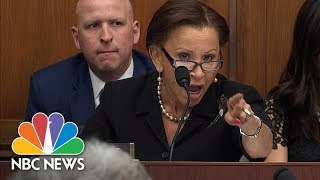 Congresswoman Nydia Velazquez Blast President Donald Trumps Puerto Rico Tweets  NBC News [upl. by Abixah]