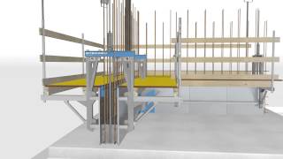 Bitschnau Slipform Animation Gleitschalung Slipforming FUTURA System [upl. by Bee]