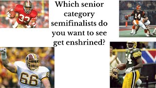 Pro Football Hall of Fame senior category semifinalists announced for Class of 2024 [upl. by Etteniuq]