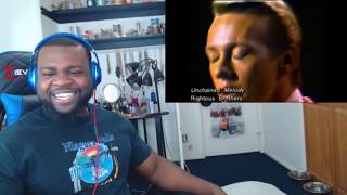 Black People Reacting to quotBlue Eyed Soulquot Righteous Brothers Unchained Melody [upl. by Yelwar]