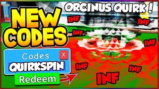 Boku No Roblox ORCINUS QUIRK  GADGETS Codes All Boku No Roblox Remastered Codes Roblox [upl. by Coh]