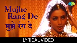 Mujhe Rang De with lyrics  Old Hindi Song  Thakshak  AR Rahman  Asha Bhosle  Tabu [upl. by Erina708]