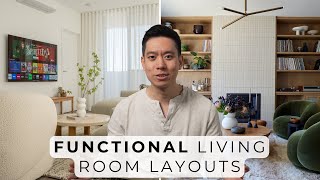 How To Arrange Your Big Or Small Living Room amp 10 Layout Configurations [upl. by Ecinehs]