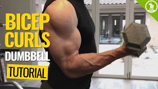 Bicep Curls — DUMBBELL FORM amp TECHNIQUE [upl. by Oliviero639]