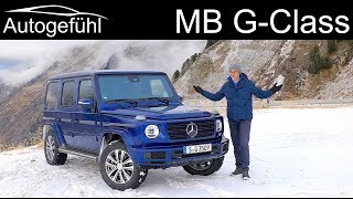 Mercedes GClass FULL REVIEW onroad vs gravel vs snow o 2020 allnew G350d Wagon  Autogefühl [upl. by Ileak939]