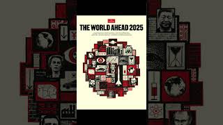 The Economist The World Ahead 2025 the cover puzzle depicts future trends for 2025 [upl. by Araldo332]