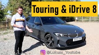 NEW 2023 BMW 320i Touring MSport REVIEW WITH iDrive 8 system and screen [upl. by Kayne]