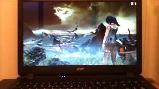 N2840 Gaming  Tombraider on Acer Aspire E15 ES1512 [upl. by Annayram]