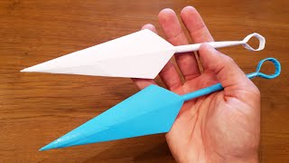 How To Make a Paper Kunai  Ninja Origami [upl. by Wivinah]