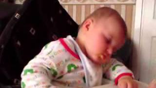 baby falling asleep while eating [upl. by Aid47]