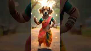 लागेल दढिया में बढ़िया 😜 Lagela Dadhiya Me Badhiya 😏 Dog Funny Dance 🐶 ShristyBharti bhojpurisong [upl. by Ahsitaf]