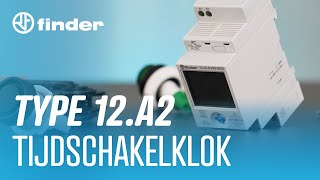 Finder 12A2 Tijdschakelklok  Aansluiten amp Instellen [upl. by Arammat]