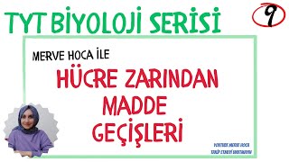 TYT BİYOLOJİ HÜCRE ZARINDAN MADDE GECİŞLERİ tyt [upl. by Herstein]