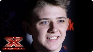 Interview Nicholas McDonald at The X Factor Final  TalkTalk Backstage  The X Factor UK 2013 [upl. by Loris]