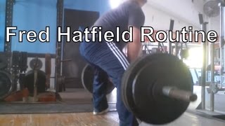 Deadlift 395 fred hatfield routine 2015 [upl. by Tiossem]