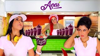 BRUNA E JACIARA NA CANTINA O AÇAÍ [upl. by Walke]