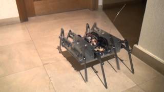 Walking Robot Project  Klann Mechanism [upl. by Hanavas]