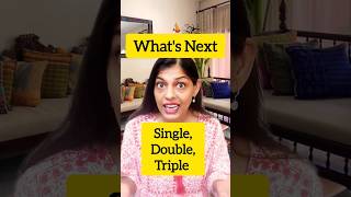 Whats Next after Single Double amp Triple till 10 ytshortsindia ytshorts englishlanguage shorts [upl. by Atnwahs]