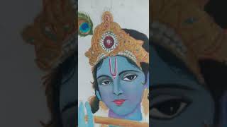 Shri Krishna watercolor painting Prashant art painting Jay Shri Krishna part 2 [upl. by Gnak776]