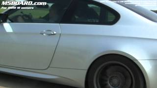 ESS BMW M3 VT625 6speed manual vs BMW M5 Touring stock [upl. by Idnahr]