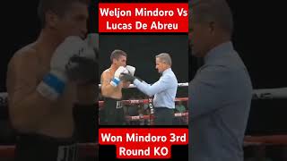 Mindoro Won 3rd Round KO boxing winner [upl. by Furnary788]