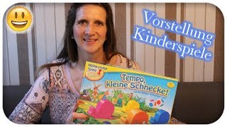 Tempo kleine Schnecke  Vorstellung Kinderspiele  1 [upl. by Anek]