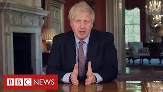 Coronavirus Boris Johnson announces gradual easing of lockdown  BBC News [upl. by Aduhey329]