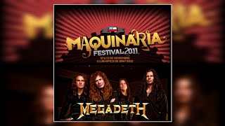 Megadeth  Sweating Bullets Live at Maquinaria Festival Chile 2011 [upl. by Fauch]