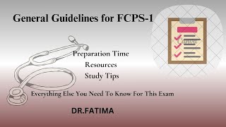 FCPS part1 general guidelines [upl. by Meares]