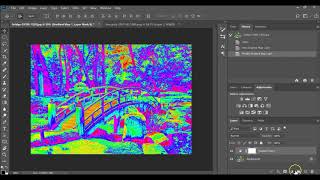 Simple and easy Psychedelic effect tutorial in Adobe Photoshop CC [upl. by Trinatte]