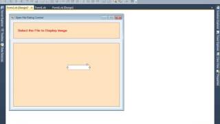 How to use the Open File Dialog Box to select the Picture and Display it in VBNetPart1 [upl. by Nnyloj]