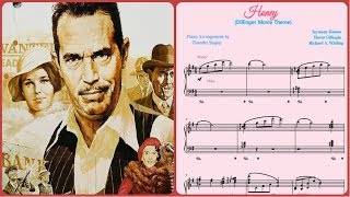 Honey  Dillinger Theme🏦 💰Piano Solo Arrangement [upl. by Ahtan959]