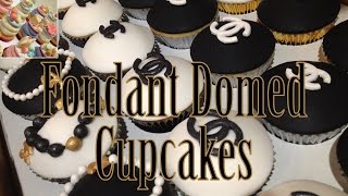 How to Make Domed Fondant Cupcake Tops  Bonus Toppers [upl. by Akitahs]