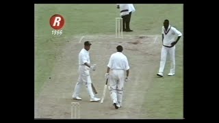 ENGLAND v WEST INDIES 3rd TEST MATCH DAY 2 TRENT BRIDGE JULY 1 1966 TOM GRAVENEY COLIN COWDREY [upl. by Abram]