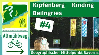 AltmühltalRadweg 4▶ Geographischer Mittelpunkt  KipfenbergKindingBeilngries Radtouren Radreisen [upl. by Enyal672]